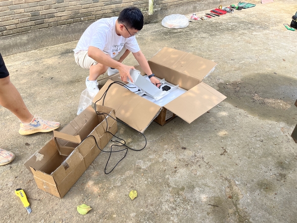 江西丰城-智慧农业-智慧水稻示范区-田间监测点-四情监测设备-安装现场