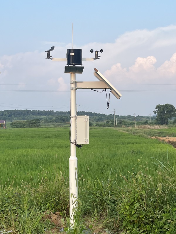 江西丰城-智慧农业-智慧水稻示范区-田间监测点-四情监测设备-田间气象站